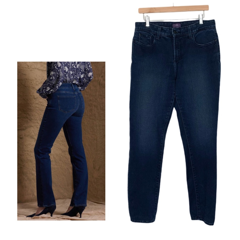 NYDJ Dark Wash Straight Leg Size 12
